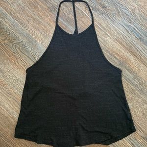 🌺2/$15 Full Tilt black & sheer T-racer back tank
